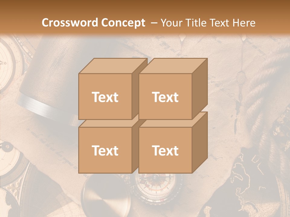 Old Treasure Map PowerPoint Template