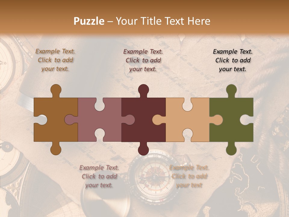 Old Treasure Map PowerPoint Template