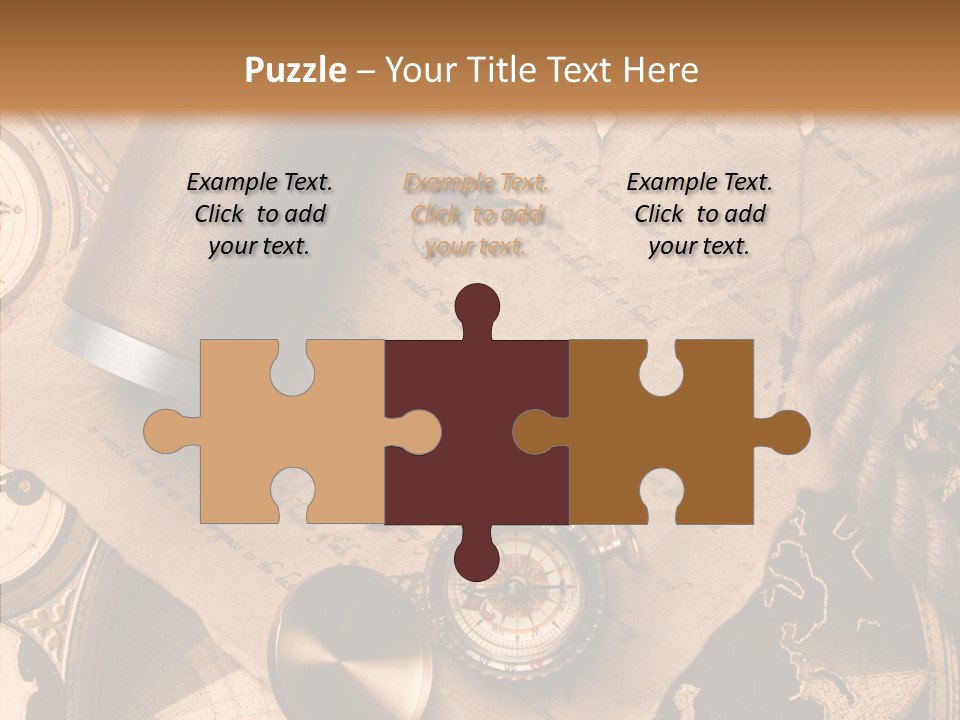 Old Treasure Map PowerPoint Template