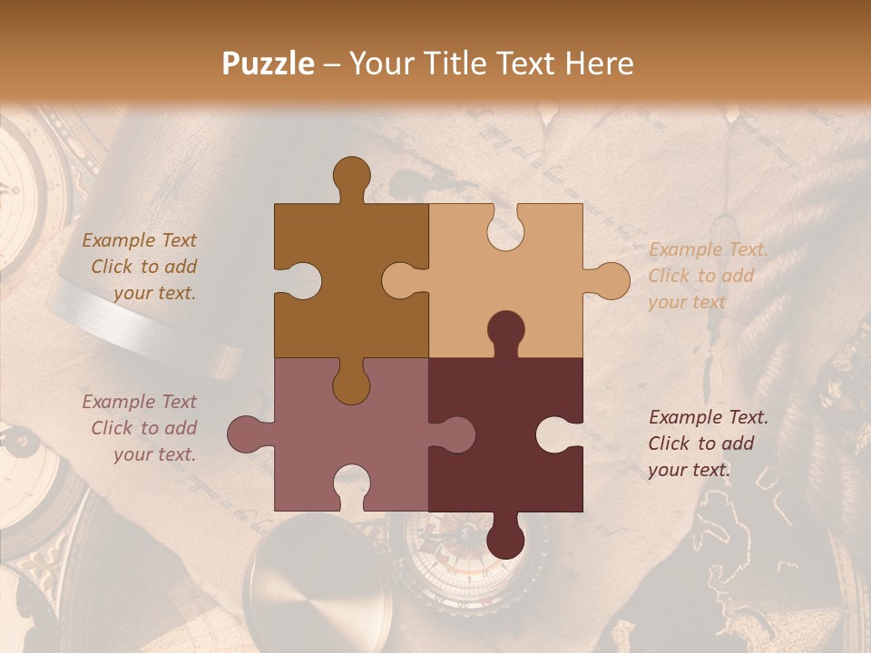 Old Treasure Map PowerPoint Template