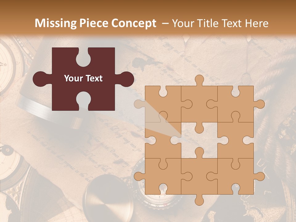 Old Treasure Map PowerPoint Template