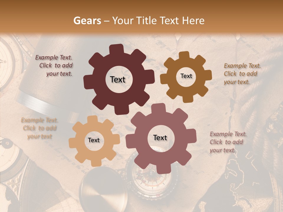 Old Treasure Map PowerPoint Template