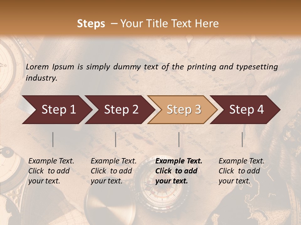 Old Treasure Map PowerPoint Template
