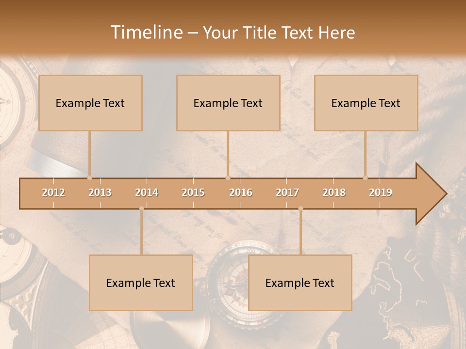 Old Treasure Map PowerPoint Template