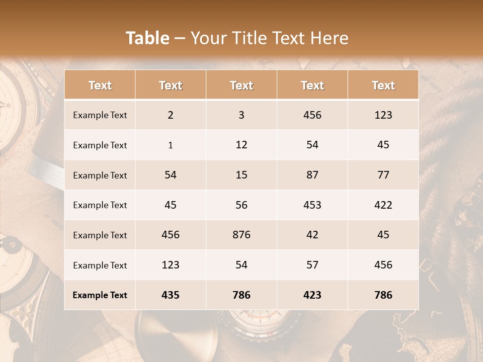 Old Treasure Map PowerPoint Template