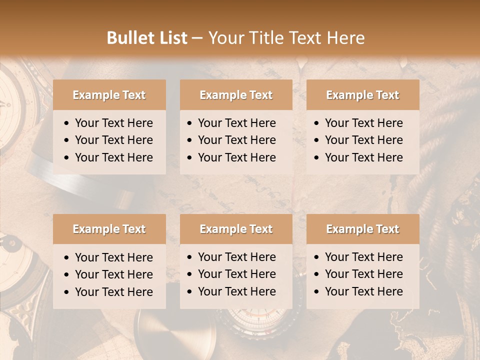 Old Treasure Map PowerPoint Template