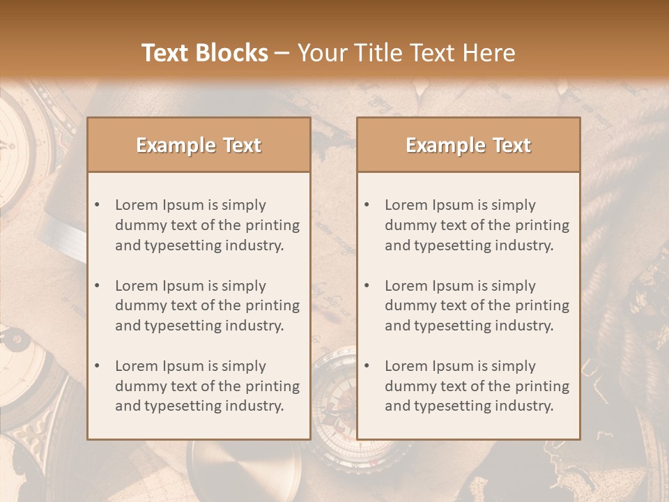 Old Treasure Map PowerPoint Template