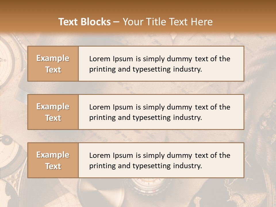Old Treasure Map PowerPoint Template