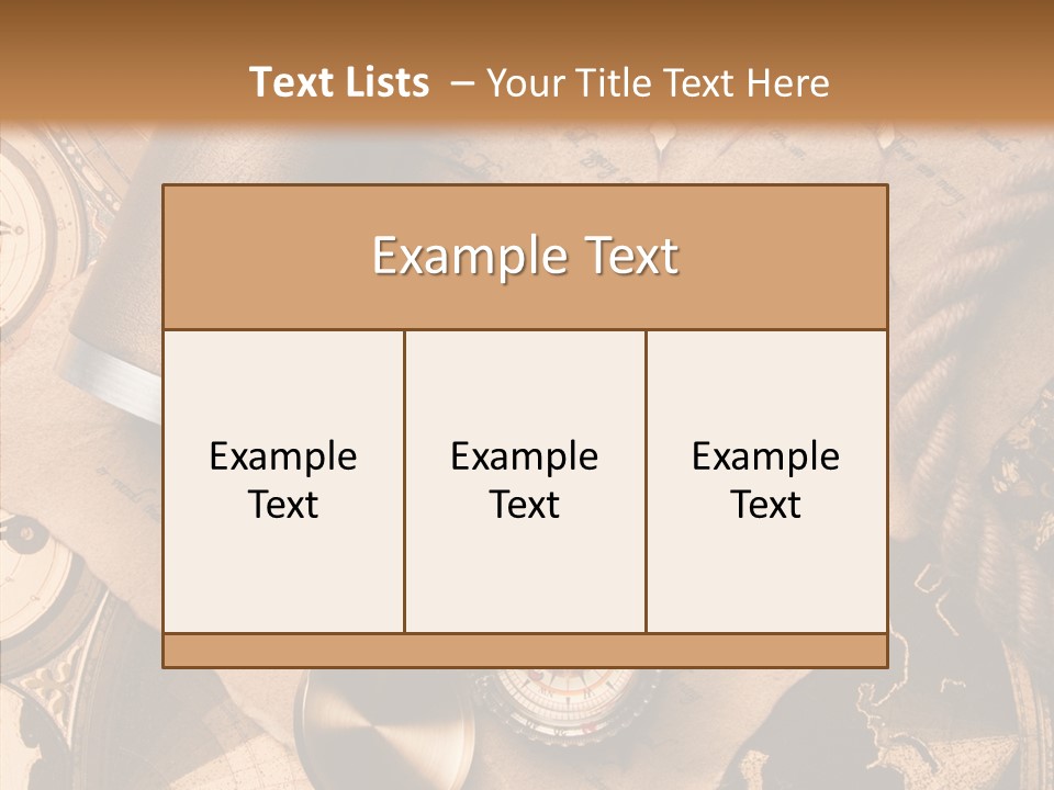 Old Treasure Map PowerPoint Template