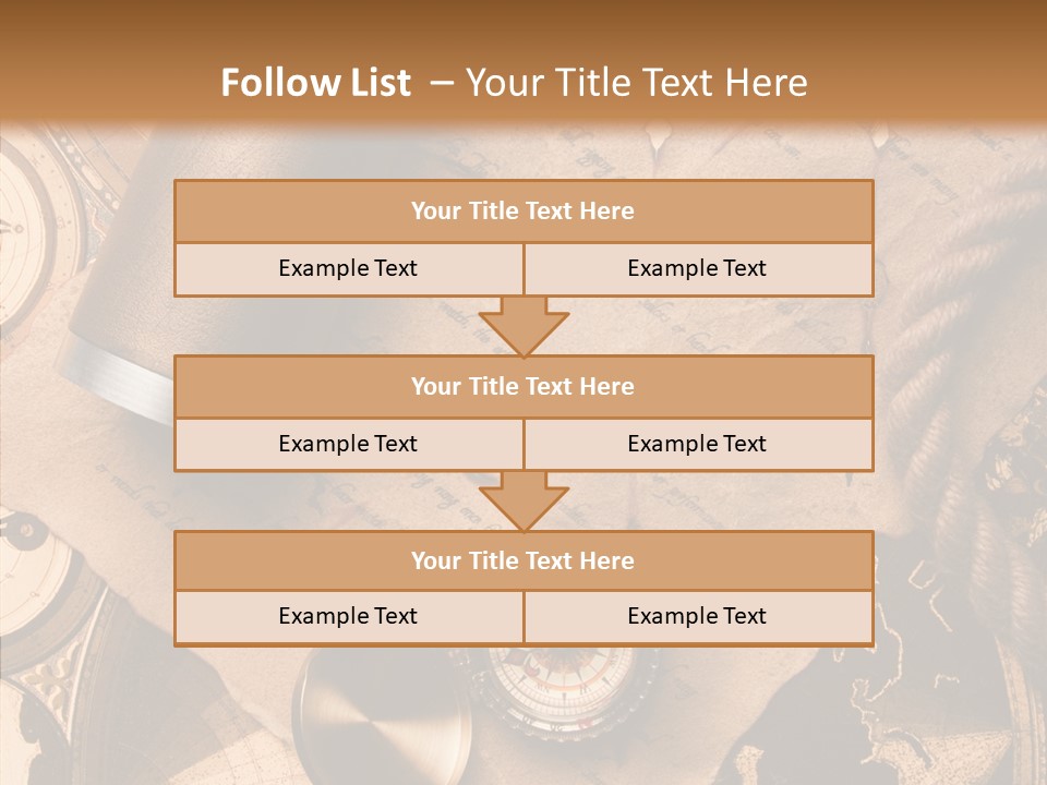 Old Treasure Map PowerPoint Template