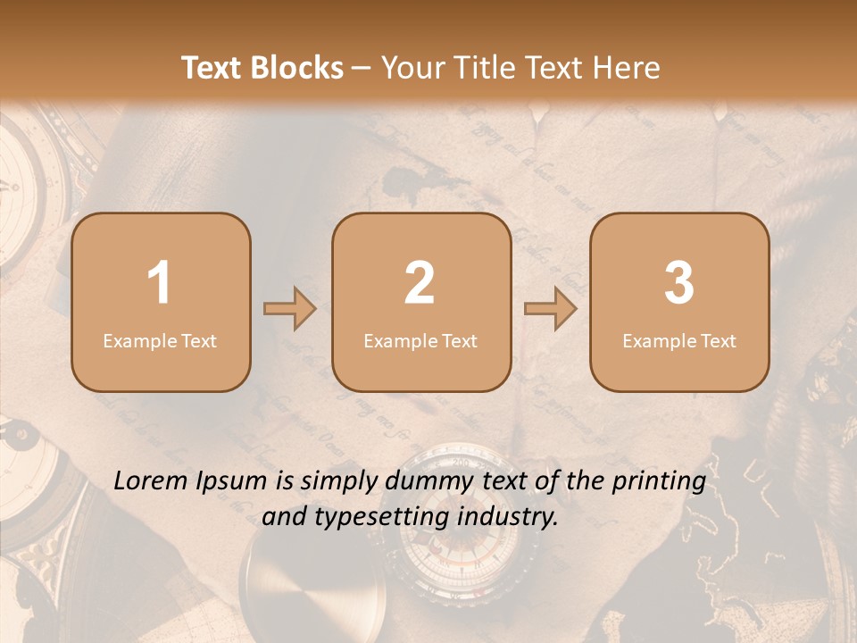 Old Treasure Map PowerPoint Template