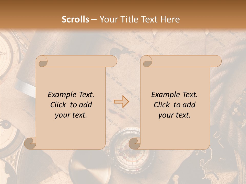 Old Treasure Map PowerPoint Template