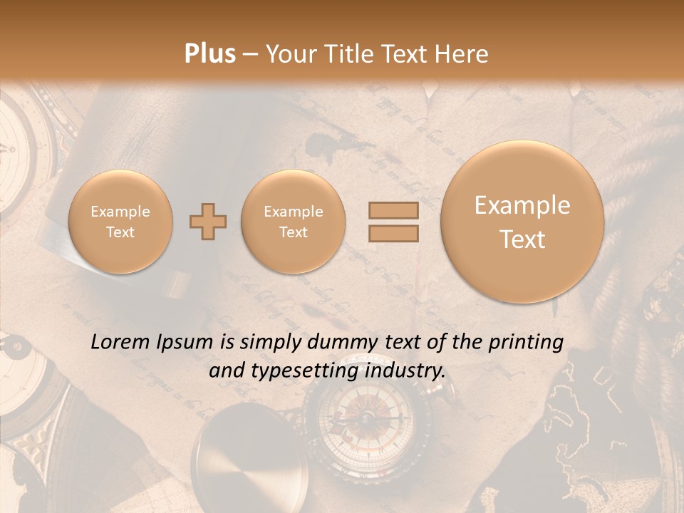 Old Treasure Map PowerPoint Template