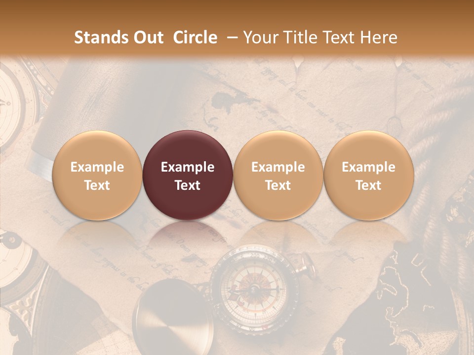 Old Treasure Map PowerPoint Template