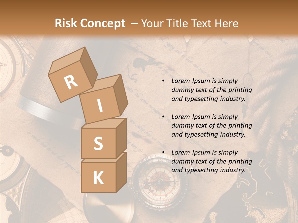 Old Treasure Map PowerPoint Template