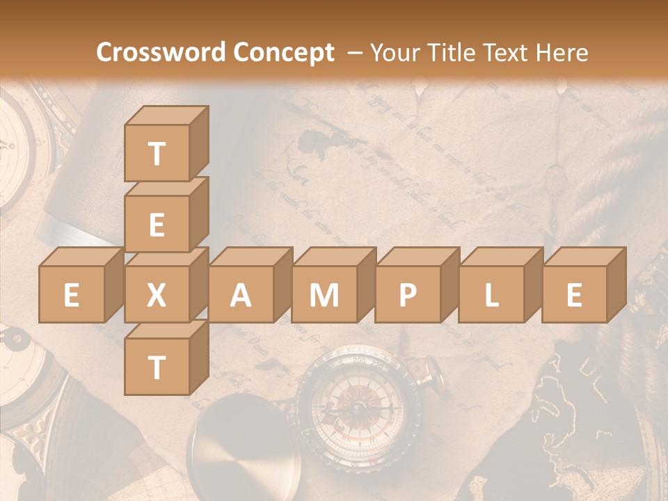 Old Treasure Map PowerPoint Template