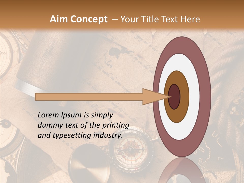 Old Treasure Map PowerPoint Template