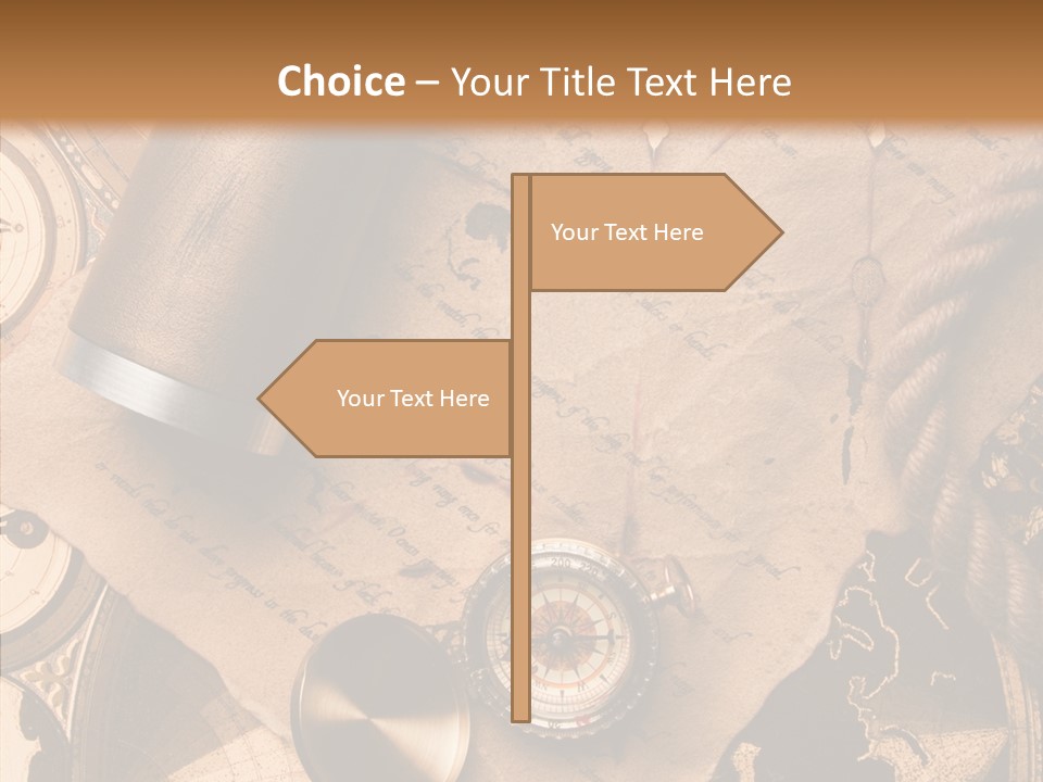 Old Treasure Map PowerPoint Template