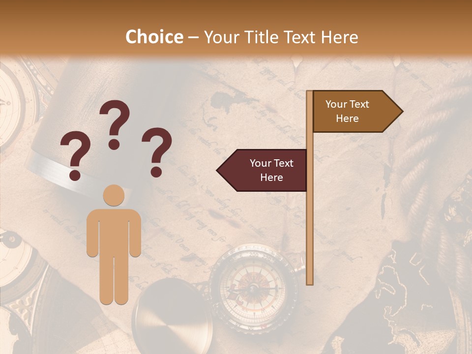 Old Treasure Map PowerPoint Template
