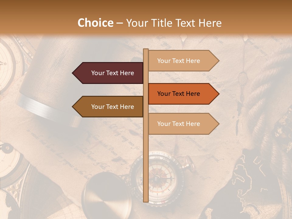 Old Treasure Map PowerPoint Template