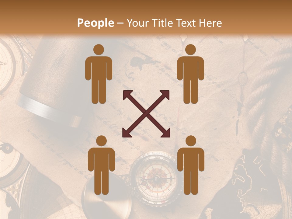 Old Treasure Map PowerPoint Template