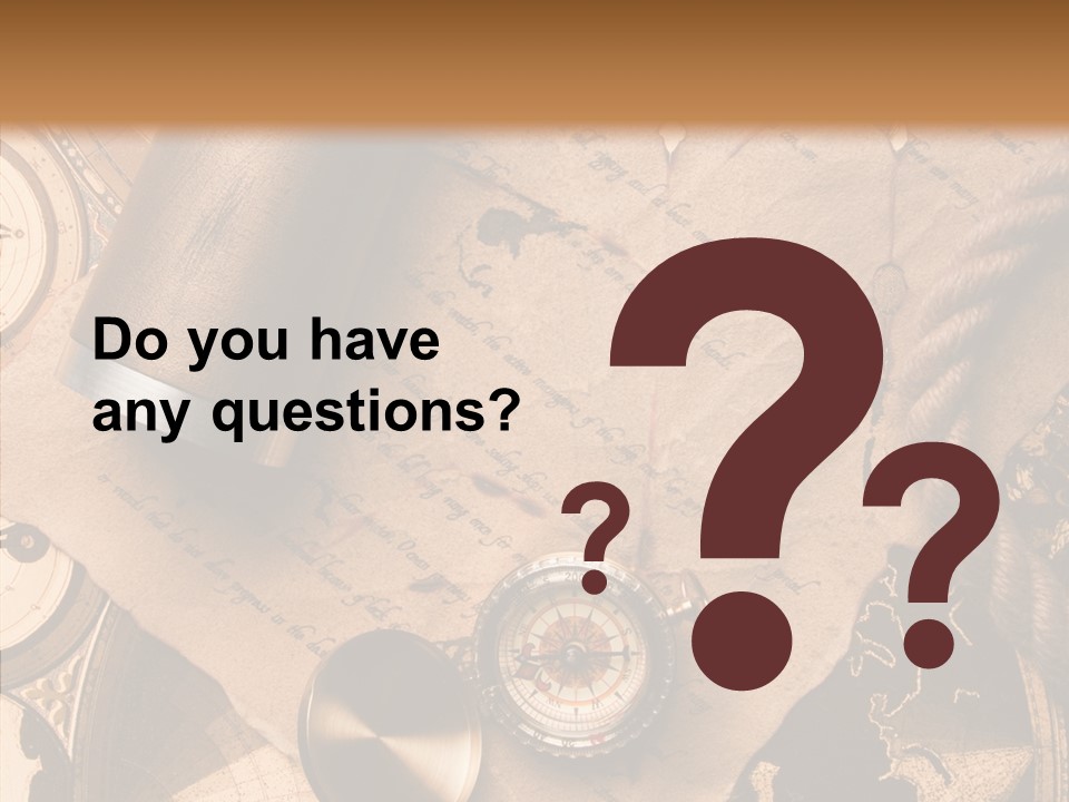 Old Treasure Map PowerPoint Template