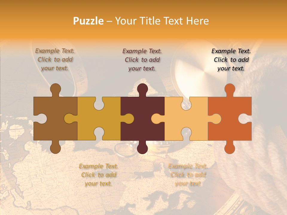 Old Navigation Maps PowerPoint Template