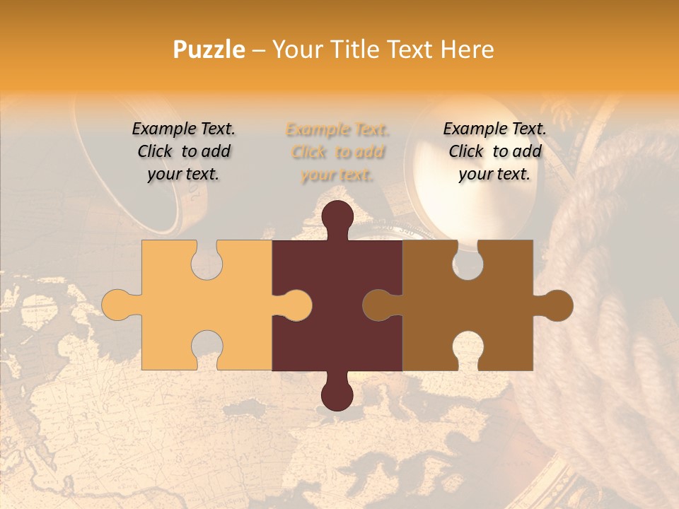 Old Navigation Maps PowerPoint Template