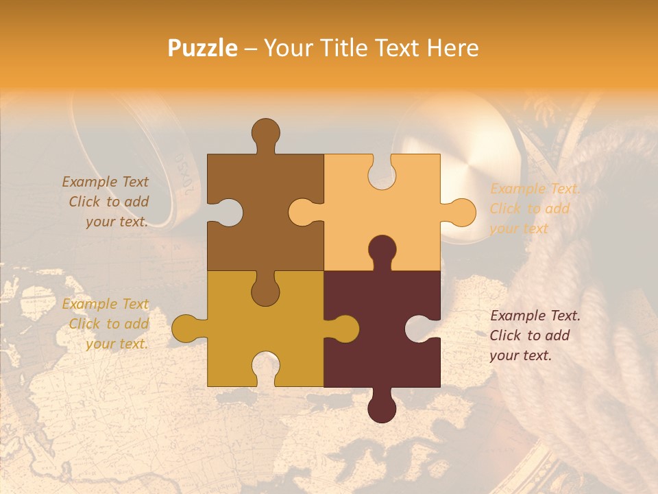Old Navigation Maps PowerPoint Template