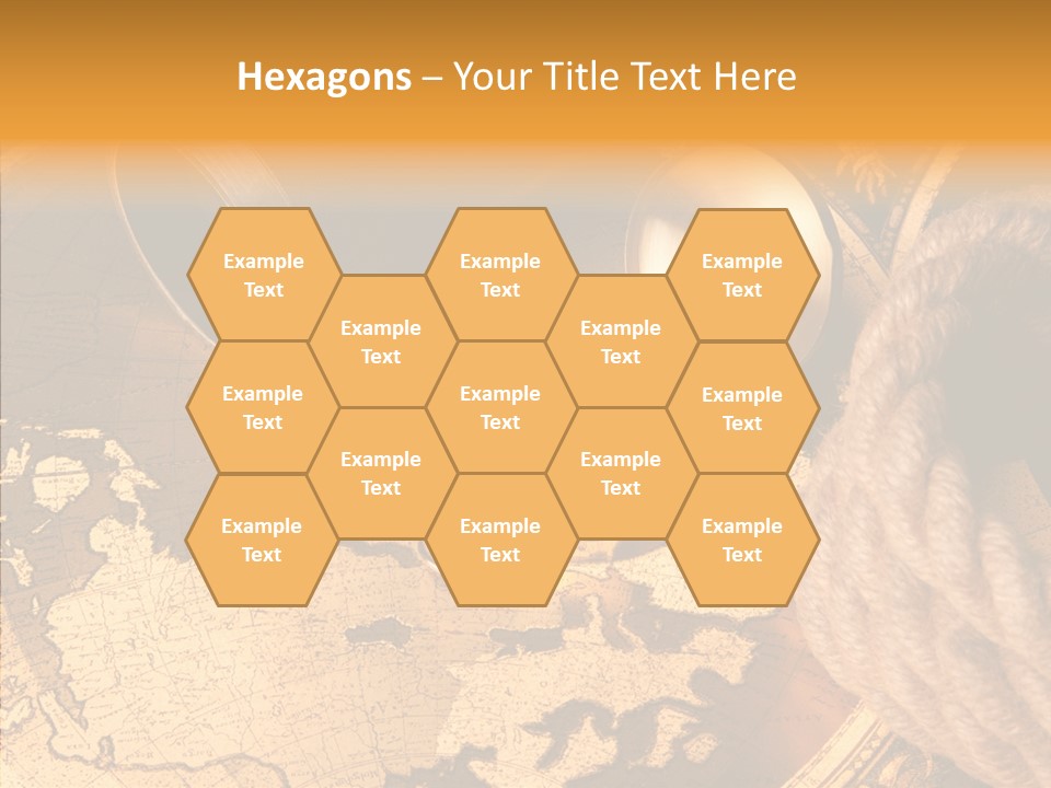 Old Navigation Maps PowerPoint Template