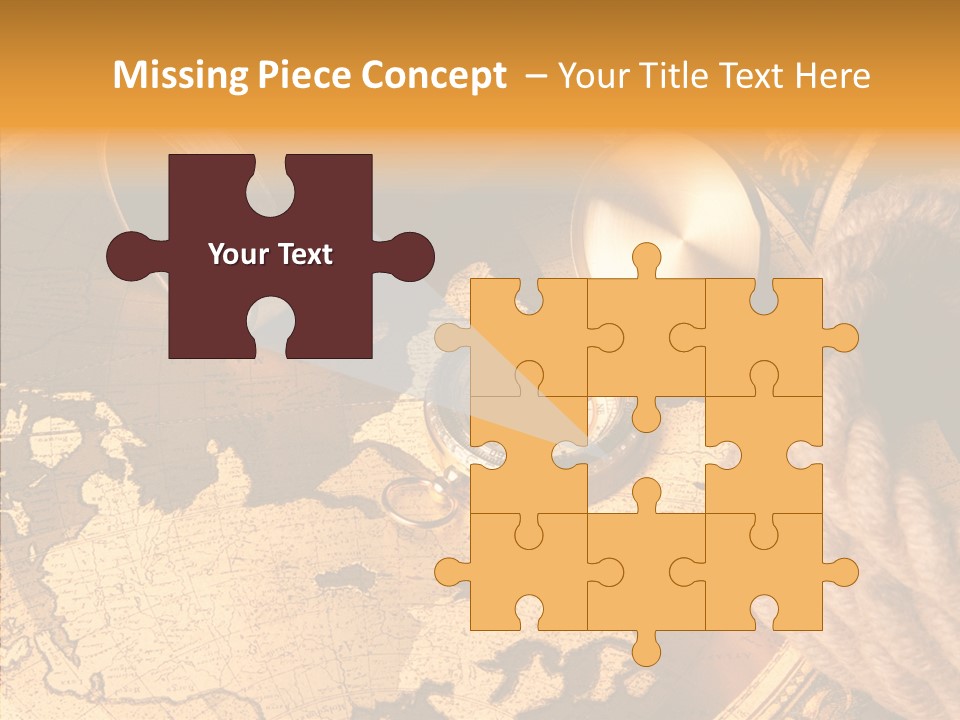 Old Navigation Maps PowerPoint Template