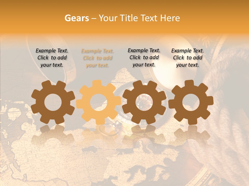 Old Navigation Maps PowerPoint Template