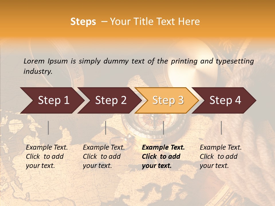 Old Navigation Maps PowerPoint Template