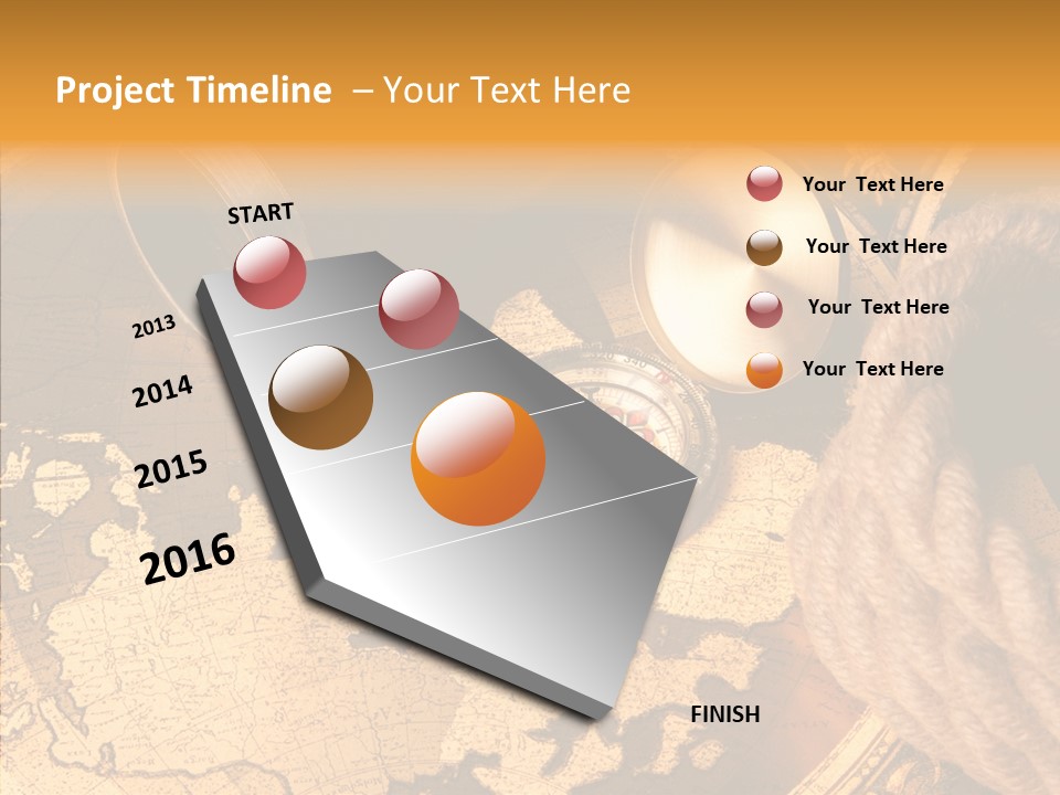 Old Navigation Maps PowerPoint Template