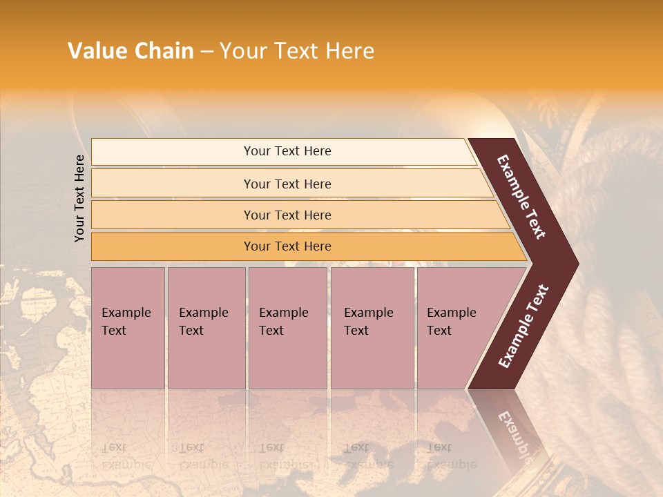 Old Navigation Maps PowerPoint Template