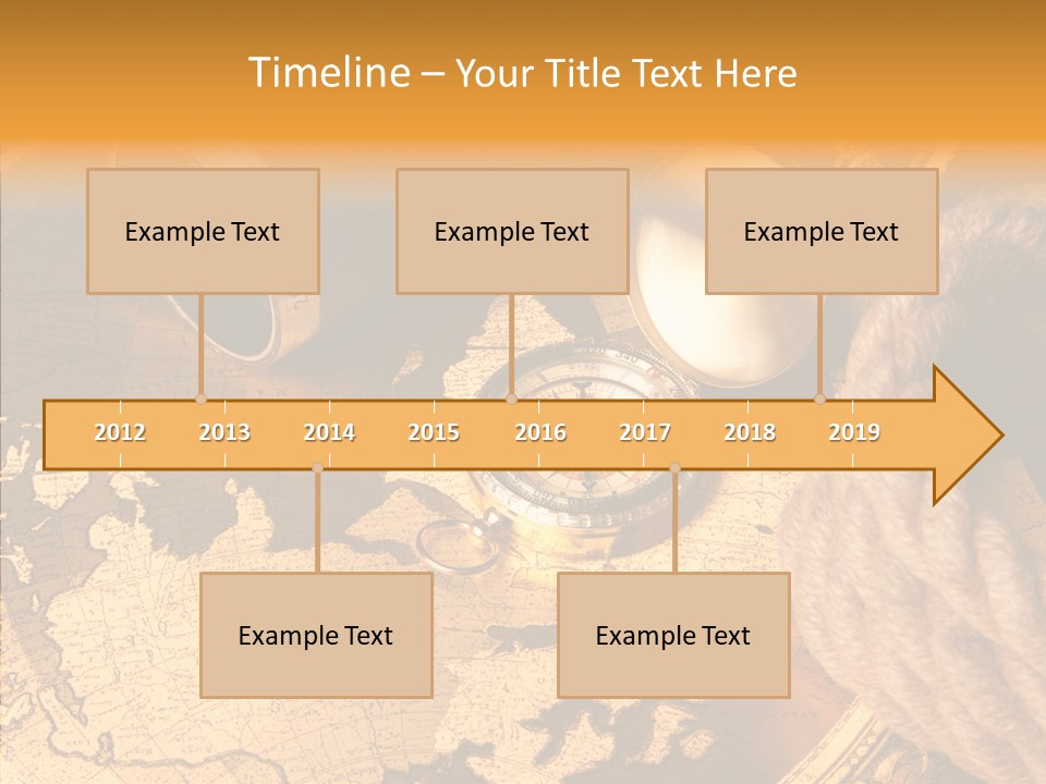 Old Navigation Maps PowerPoint Template