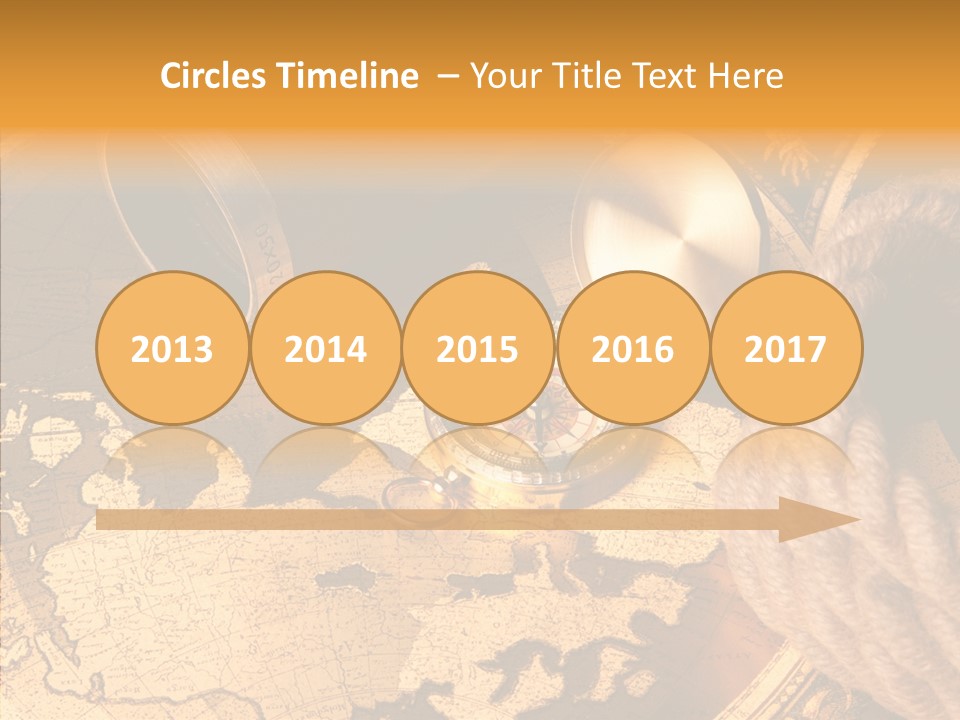 Old Navigation Maps PowerPoint Template