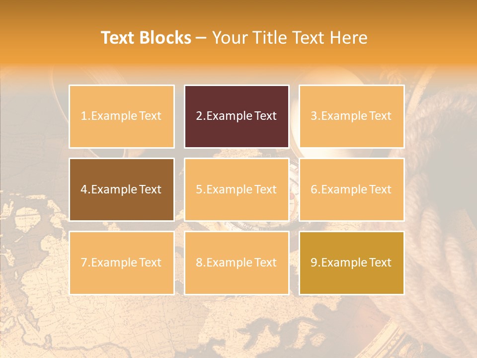 Old Navigation Maps PowerPoint Template
