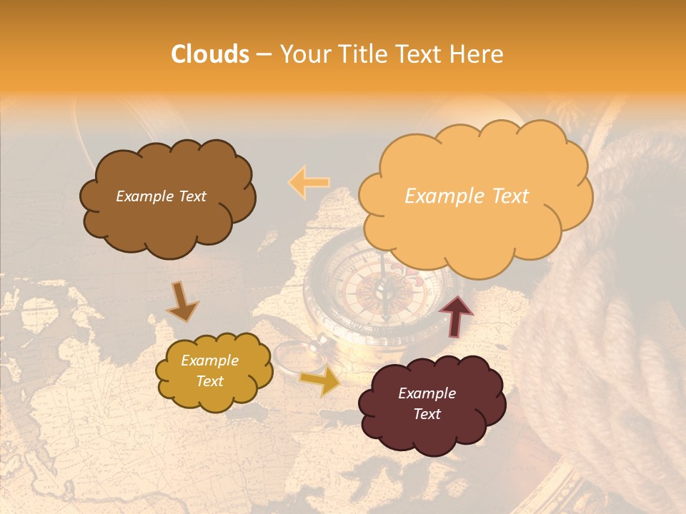 Old Navigation Maps PowerPoint Template