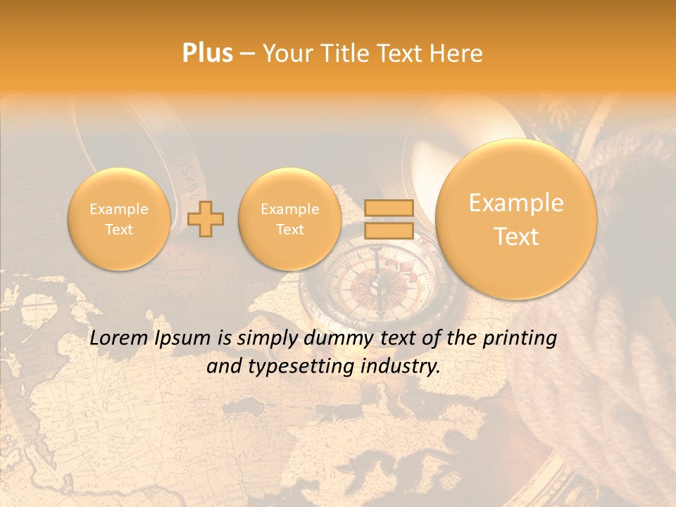 Old Navigation Maps PowerPoint Template