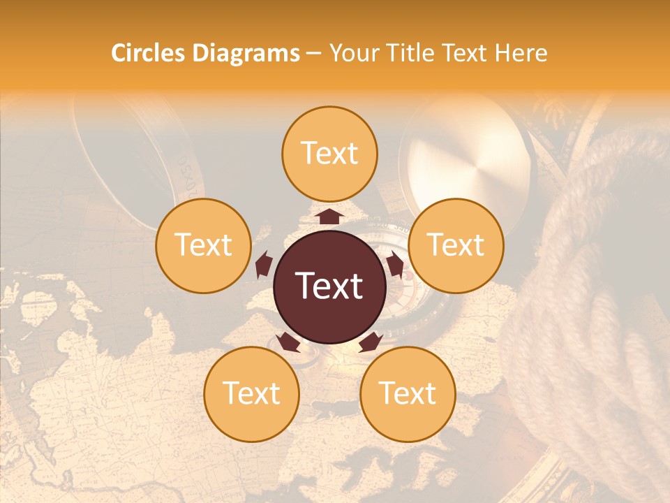 Old Navigation Maps PowerPoint Template