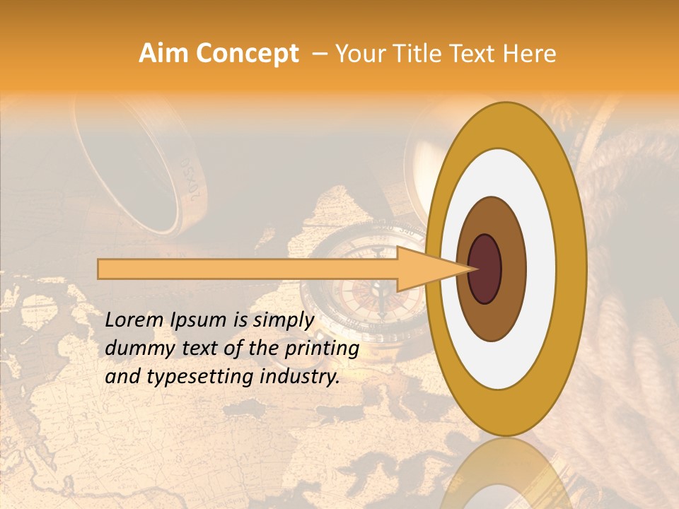 Old Navigation Maps PowerPoint Template