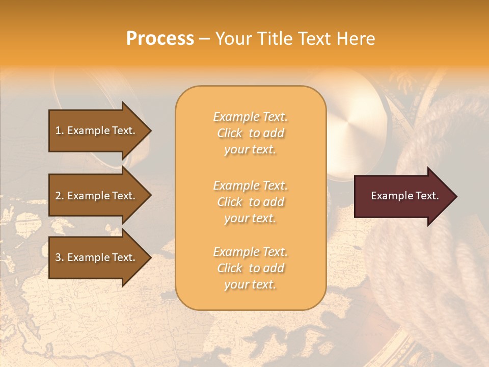 Old Navigation Maps PowerPoint Template