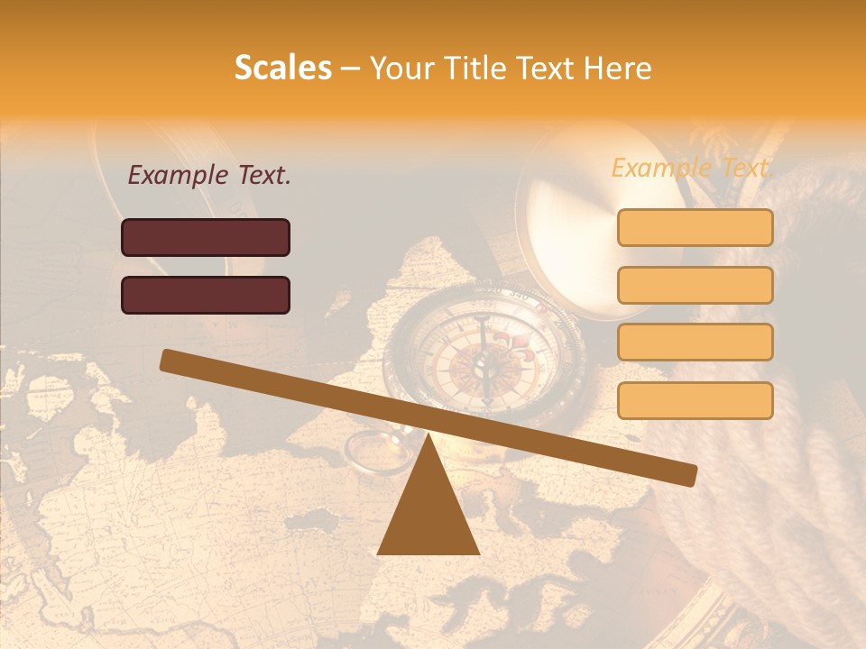 Old Navigation Maps PowerPoint Template