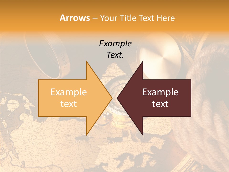 Old Navigation Maps PowerPoint Template