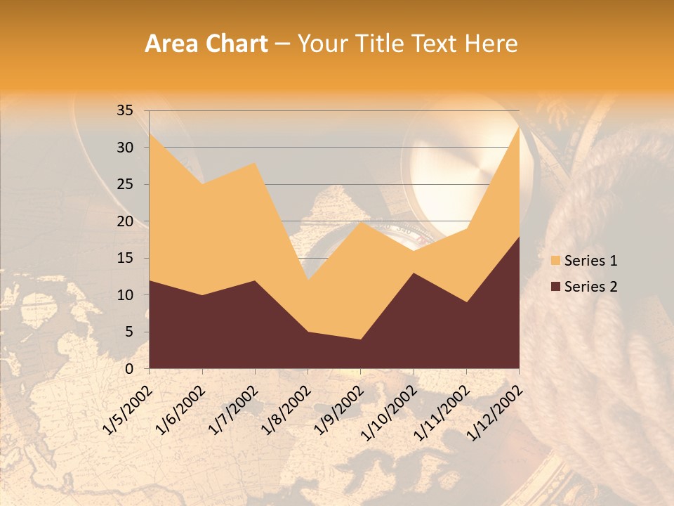 Old Navigation Maps PowerPoint Template