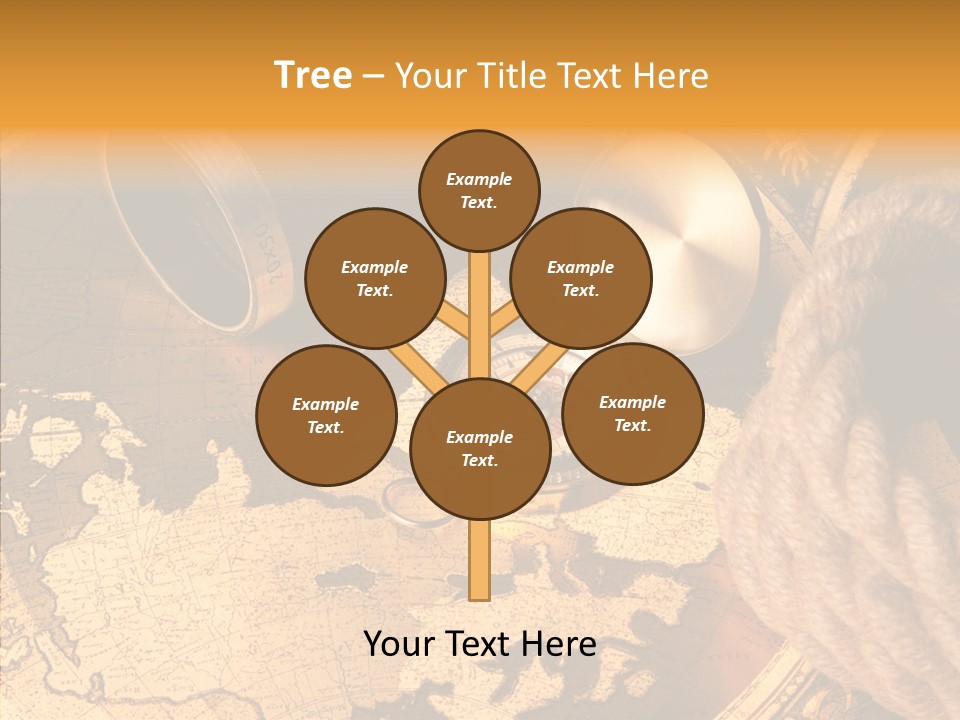 Old Navigation Maps PowerPoint Template