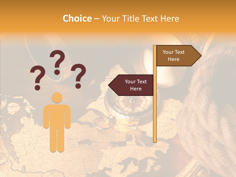 Old Navigation Maps PowerPoint Template