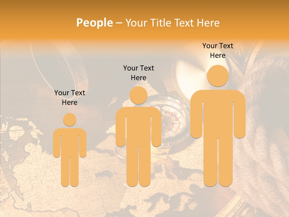 Old Navigation Maps PowerPoint Template