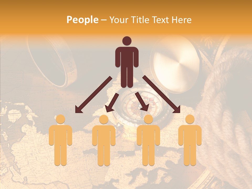 Old Navigation Maps PowerPoint Template